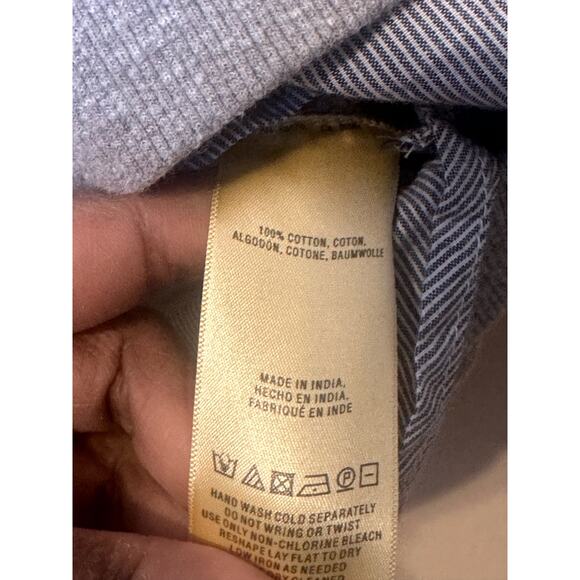 Anthropologie Floreat Top Women's Flutter Layered Shirt Beaded Embellished Small - Picture 6 of 9